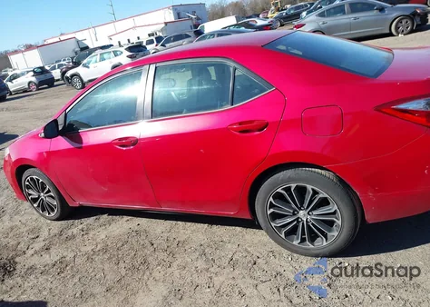 2015 Toyota Corolla S Plus from USA, damaged, VIN 2T1BURHEXFC230466